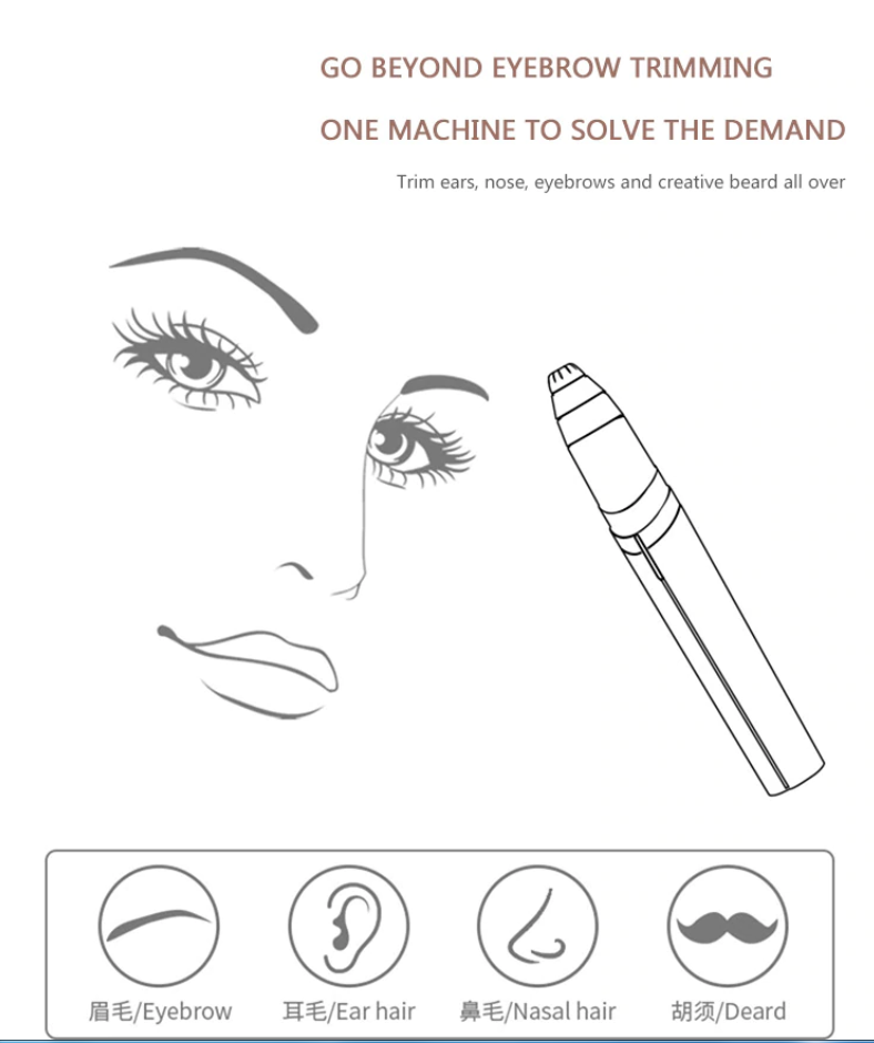 Portable Painless Eyebrow Trimmer for Every Girl's Kilay Goals!
