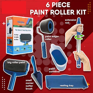 POPULAR! 2PCS Wood Grain Roller Brush Wall Painting Home with 2 FREE ITEMS!