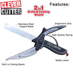 2-in-1 Clever Cutter Knife & Cutting Board