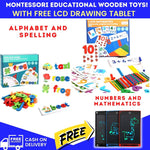 2 Montessori Toys with FREE LCD