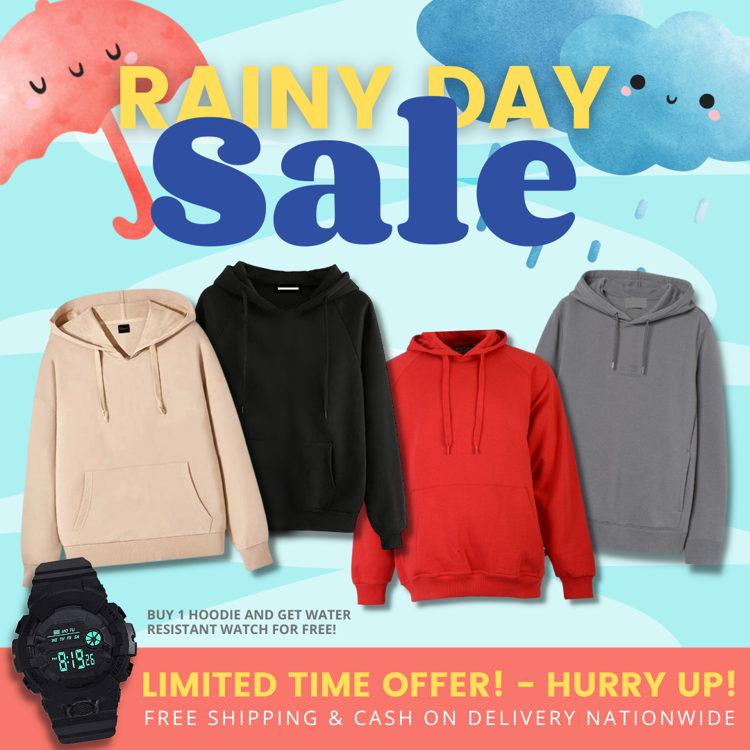 Hoodie with 1 FREE WATCH