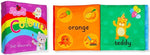 COMBO C [SET OF 4 PLUS 1 FREE, ANIMAL TAILS SET and SET OF 3 MIX and MATCH] NON-TOXIC GENIUS BABY CLOTH BOOKS
